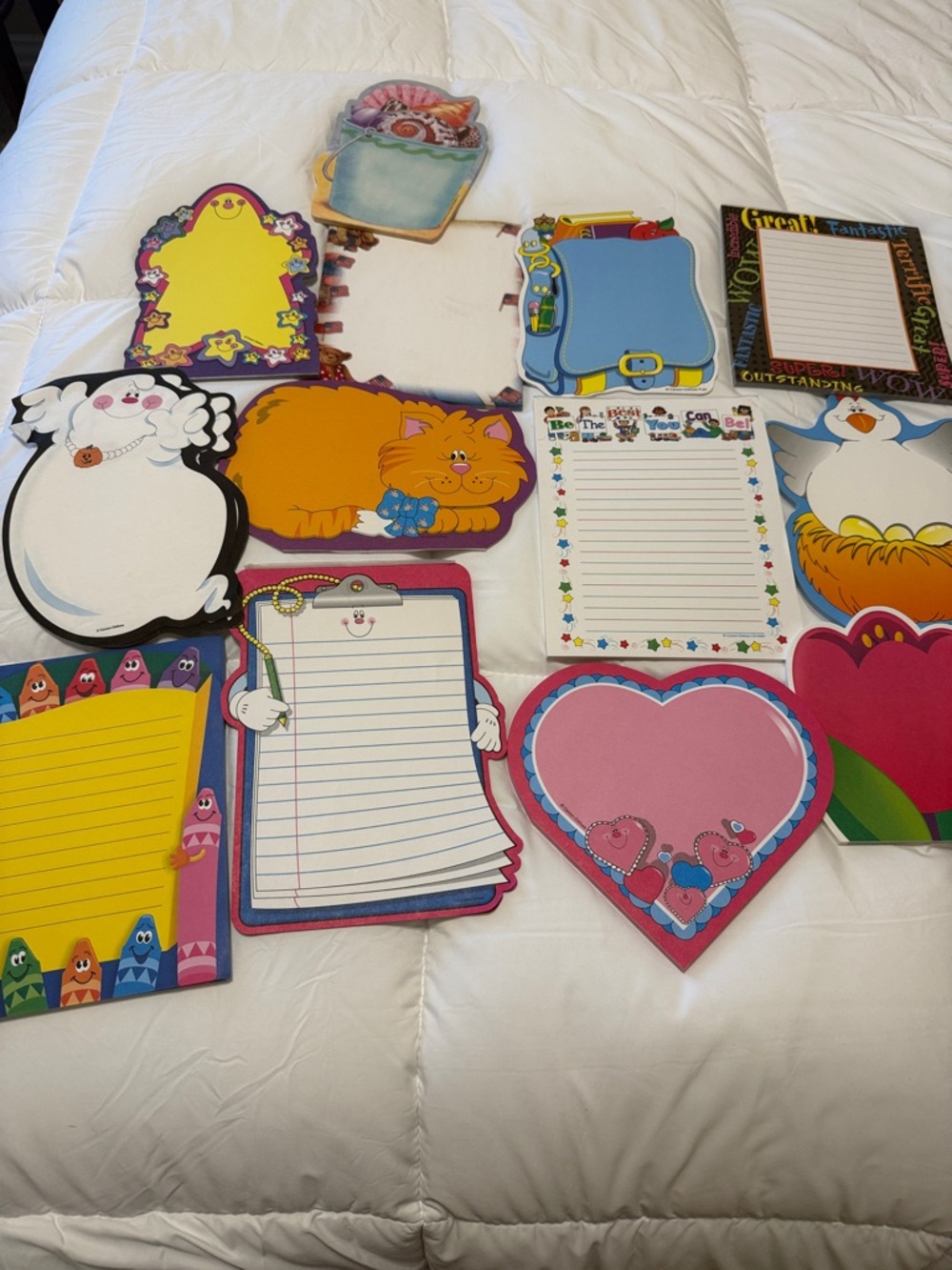 Assorted Cute Teacher/Mom Notepads - Multi-Color Fun Shapes